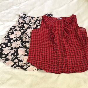 Summer blouse lot (set of 2)